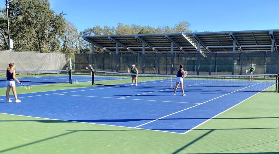 Girls Tennis Hits Past Challenges