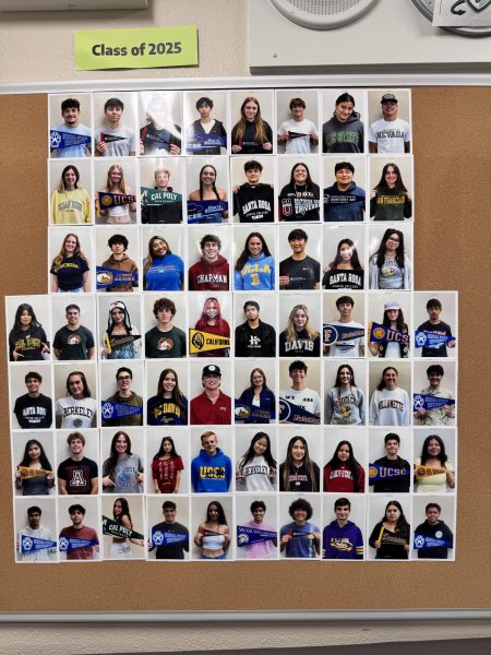 The College and Career Center photo wall!
