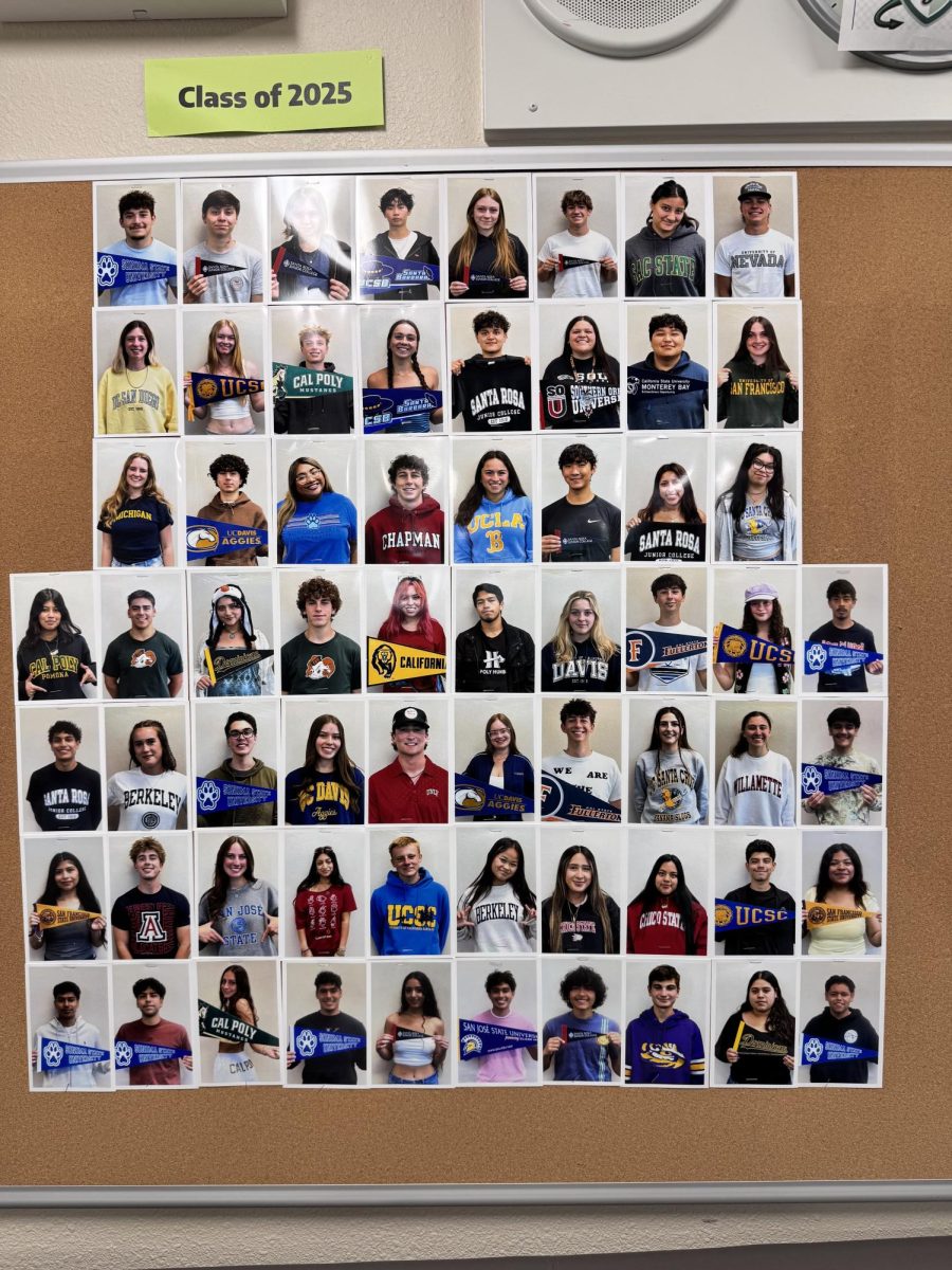 The College and Career Center photo wall!