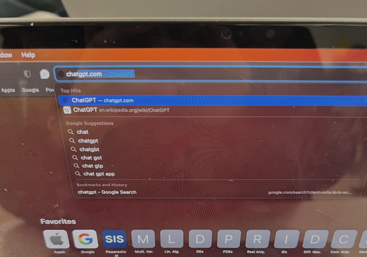 Chatgpt entered into a browser
